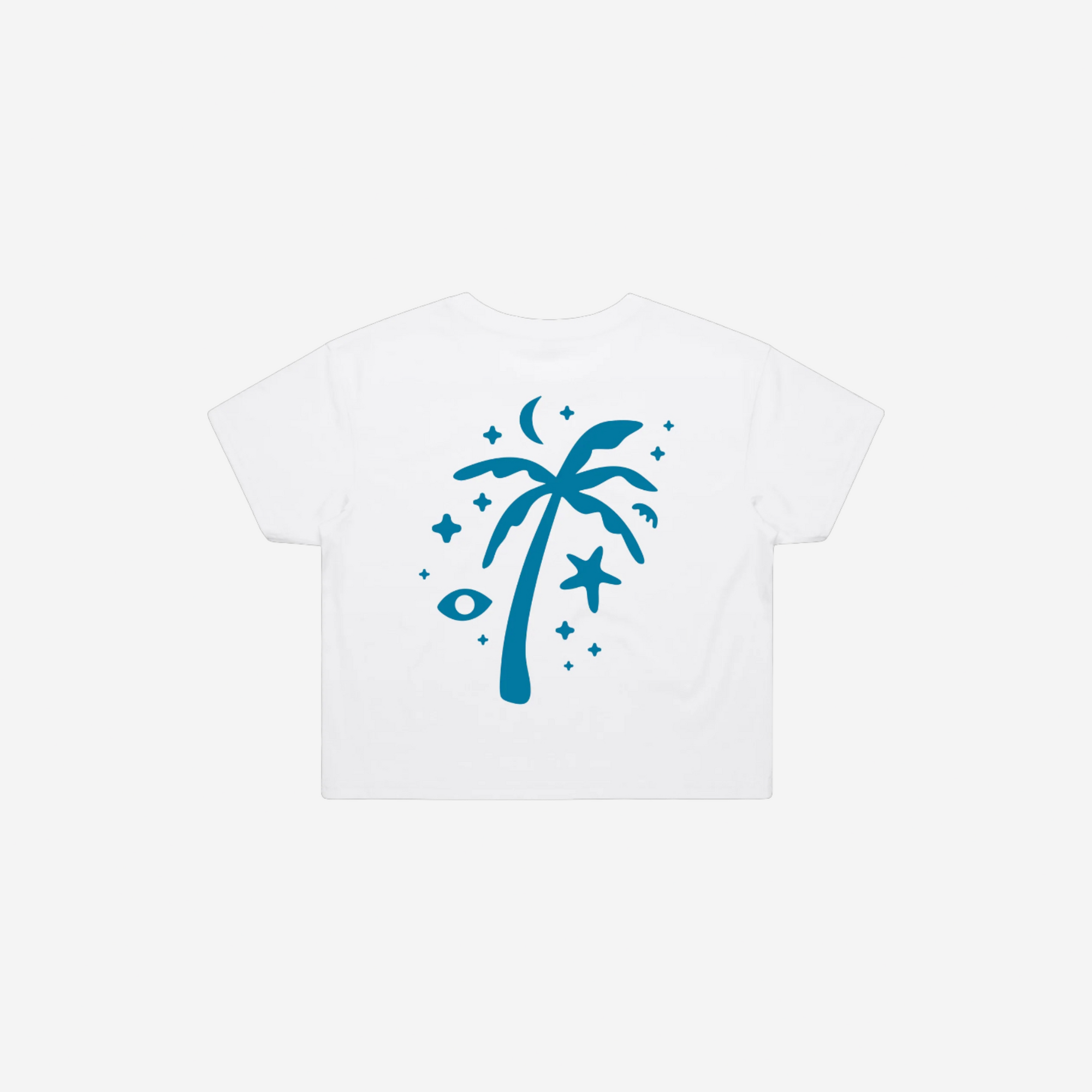 Cropped Palm Tree T-Shirt