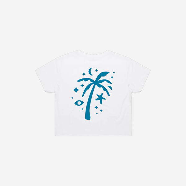 Cropped Palm Tree T-Shirt
