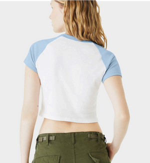 Blue Sleeve Tank
